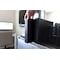 Better Office Products 7-Ring Leatherette Executive Ledger/Check Binder, Zipper Pouch, Holds 9x13in Business Checks, Black 11300 - alternate 3